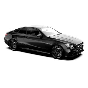 Mercedes E Coupé with Fasten Black glossy